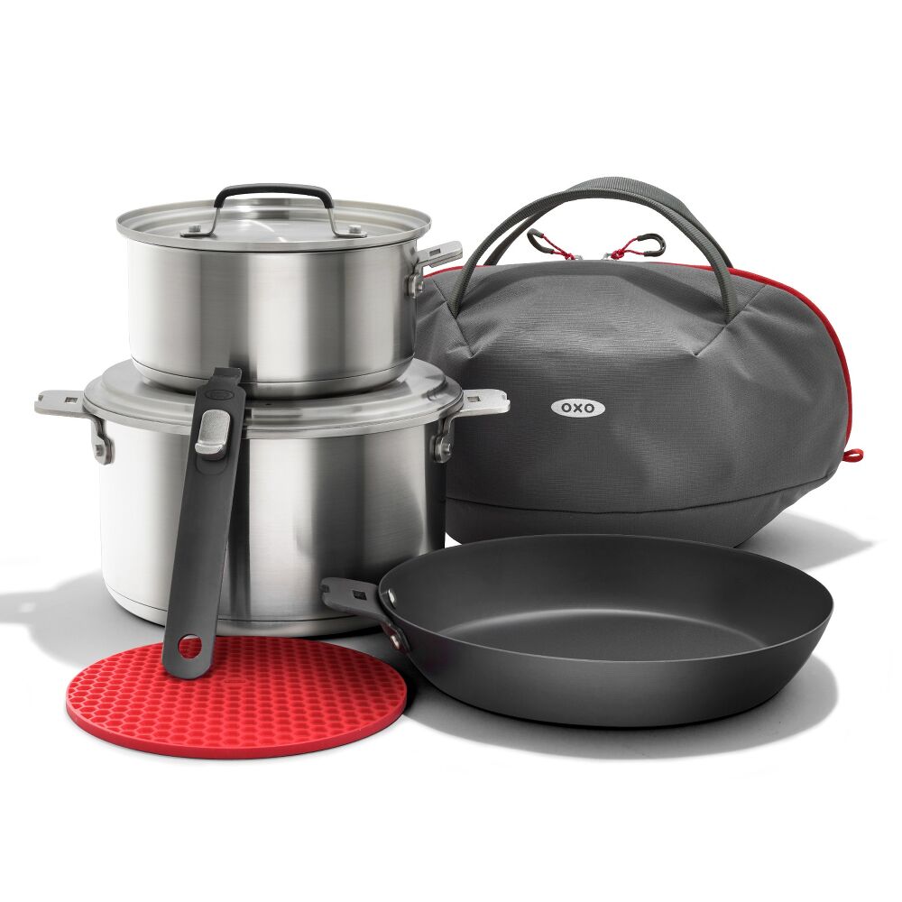 Outdoor Camp Cookware Set with Travel Bag S9