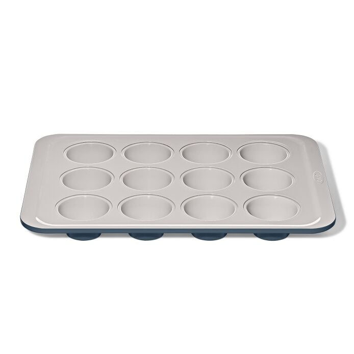Non-Stick Pro Ceramic Coated Metal Bakeware 12 Cup Muffin Pan A8