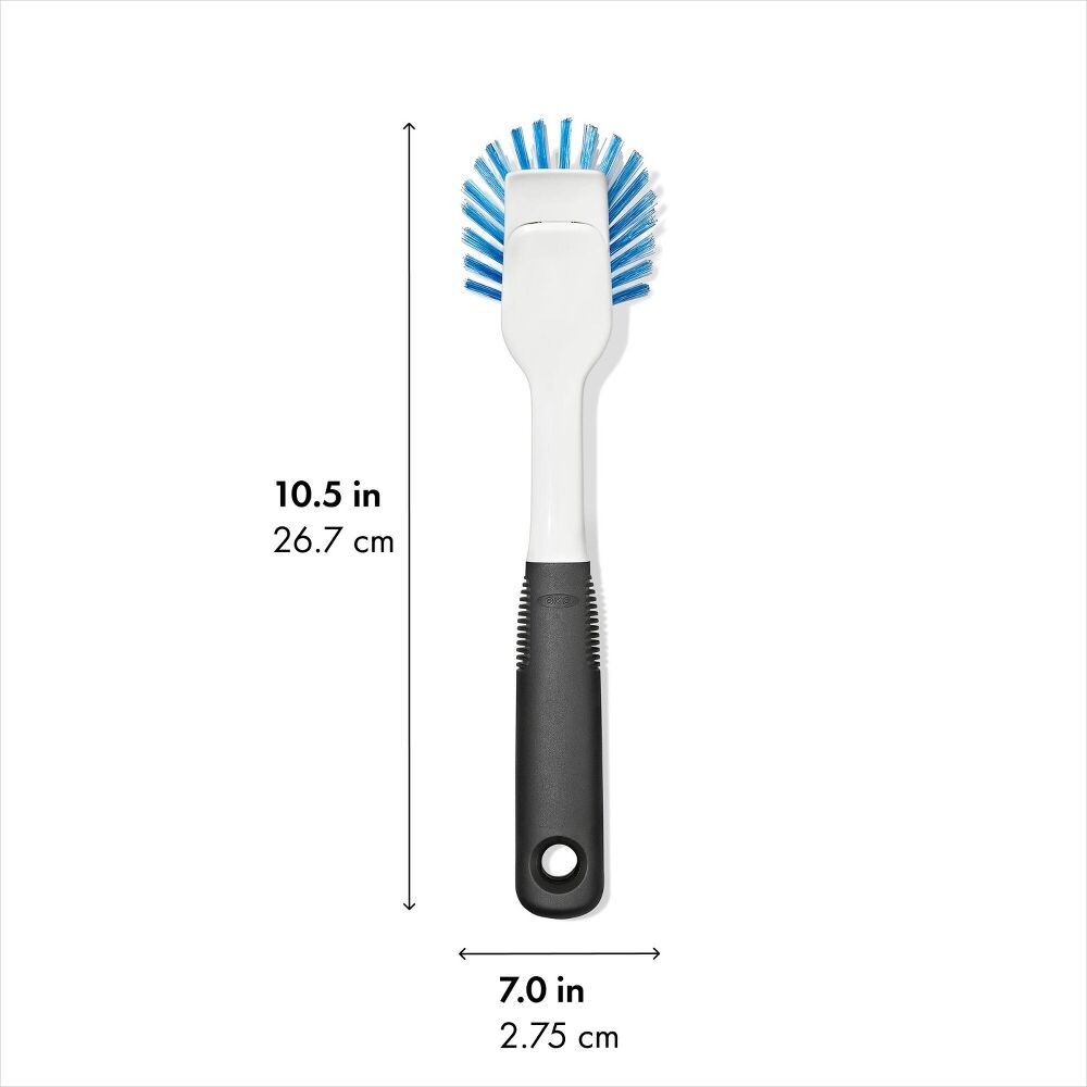 Nylon Bristle Dish Brush with Refills B3