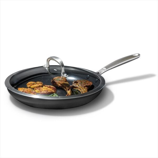 OXO Enhanced Non-Stick 12-Inch Frypan with Lid V8