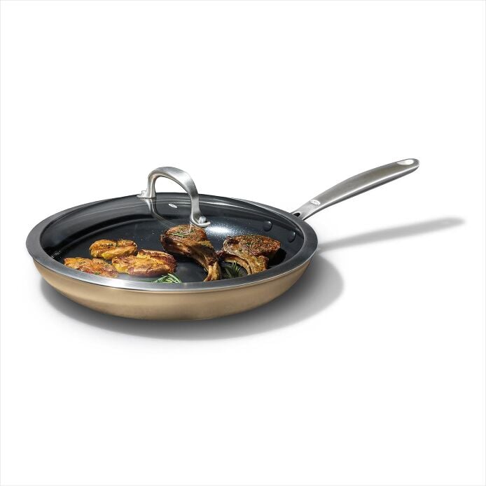 OXO Enhanced Non-Stick 12-Inch Frypan with Lid V8