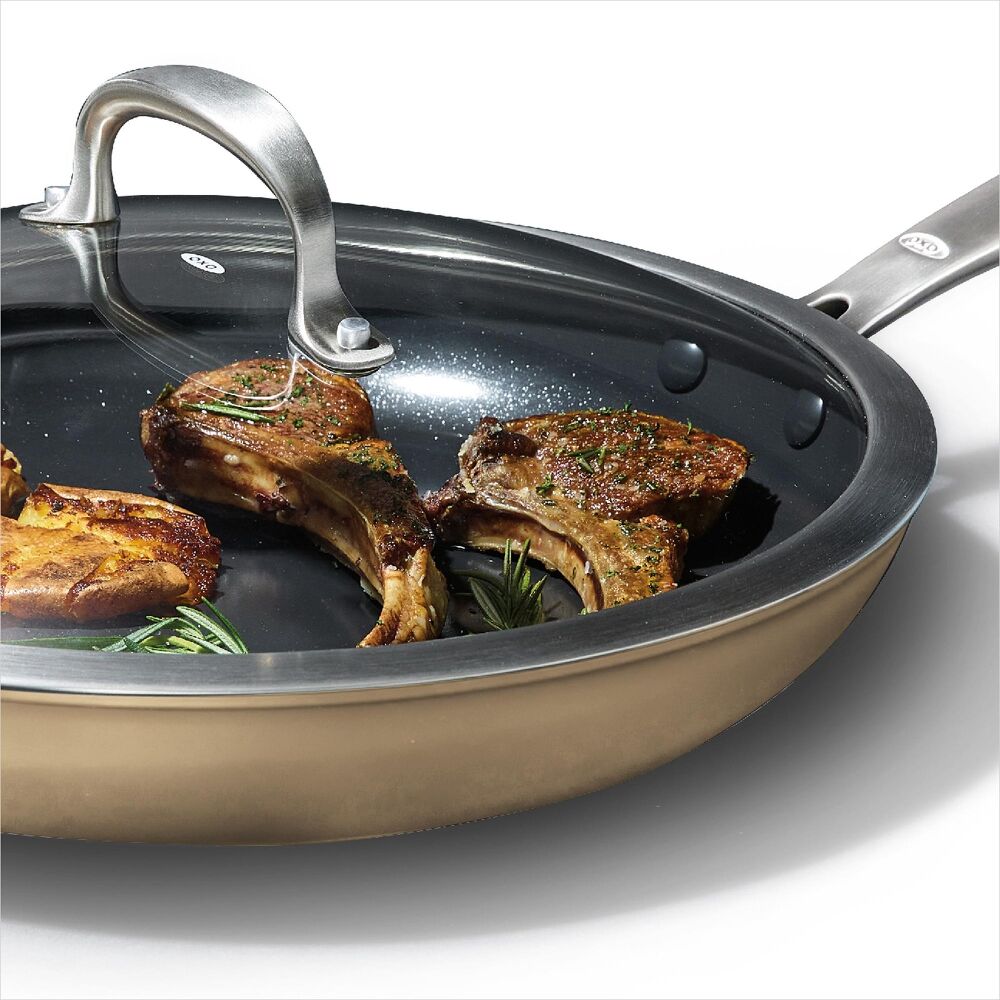 OXO Enhanced Non-Stick 12-Inch Frypan with Lid V8