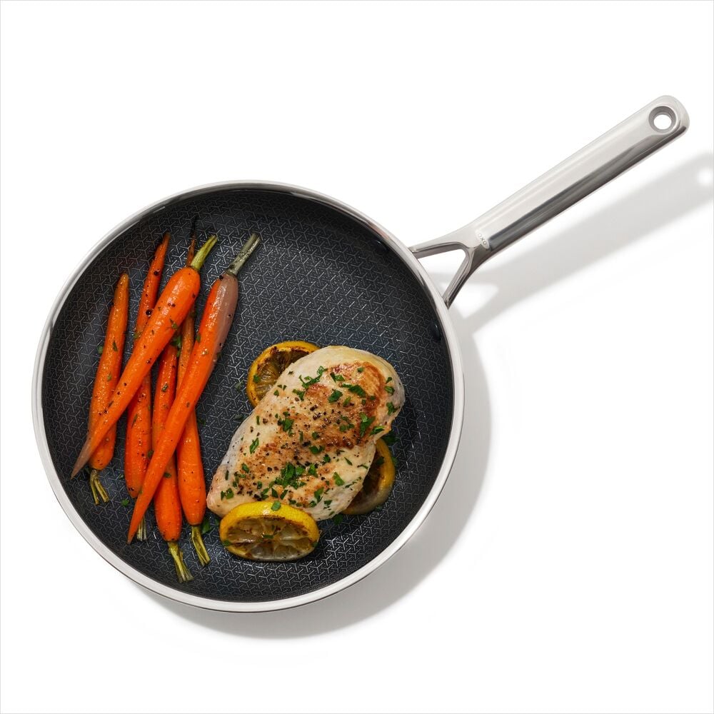 Trident Hybrid Non-Stick Stainless Steel 10 in Fry Pan P1