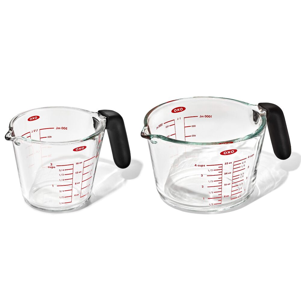 2-Cup and 4-Cup Glass Measuring Cup Set E9