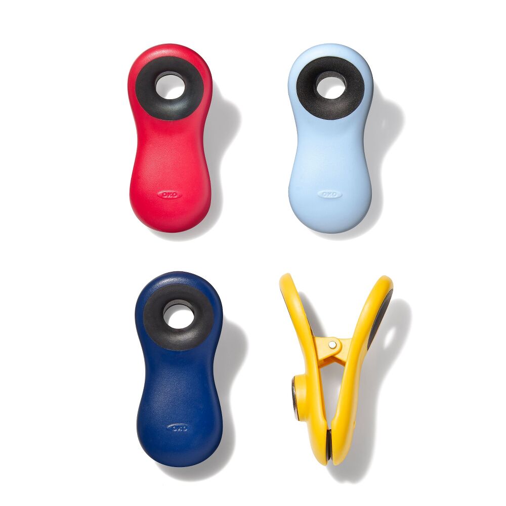 Magnetic All-Purpose Clips - 4-Pack - assorted colors T0
