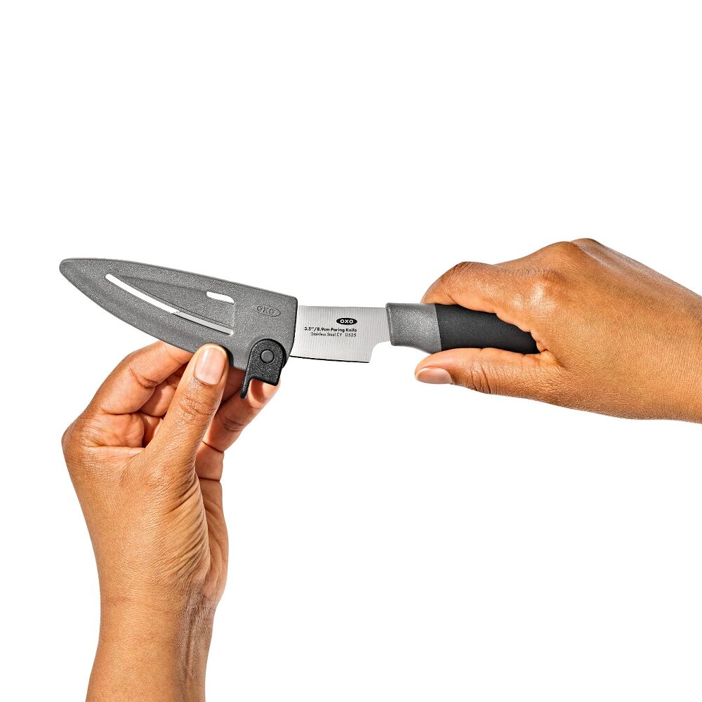 3.5 in Paring Knife with Locking Sheath E7