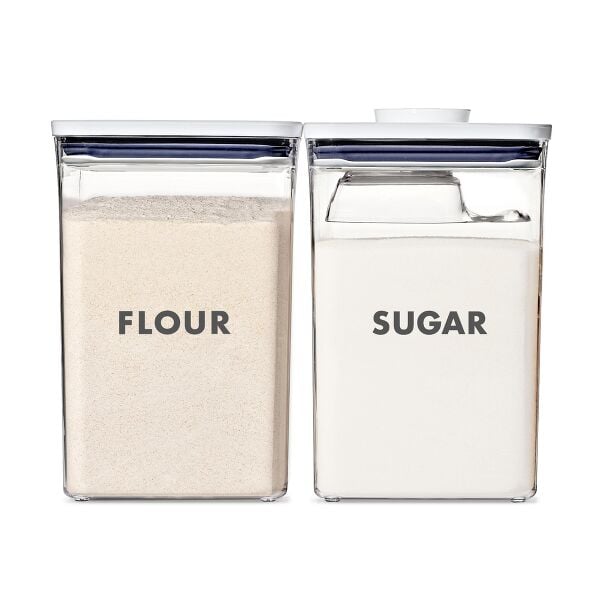 2-Piece Prelabeled POP Container Set with Scoop T3