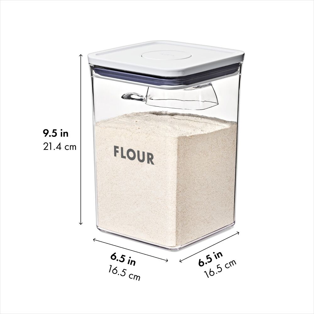 2-Piece Prelabeled POP Container Set with Scoop T3
