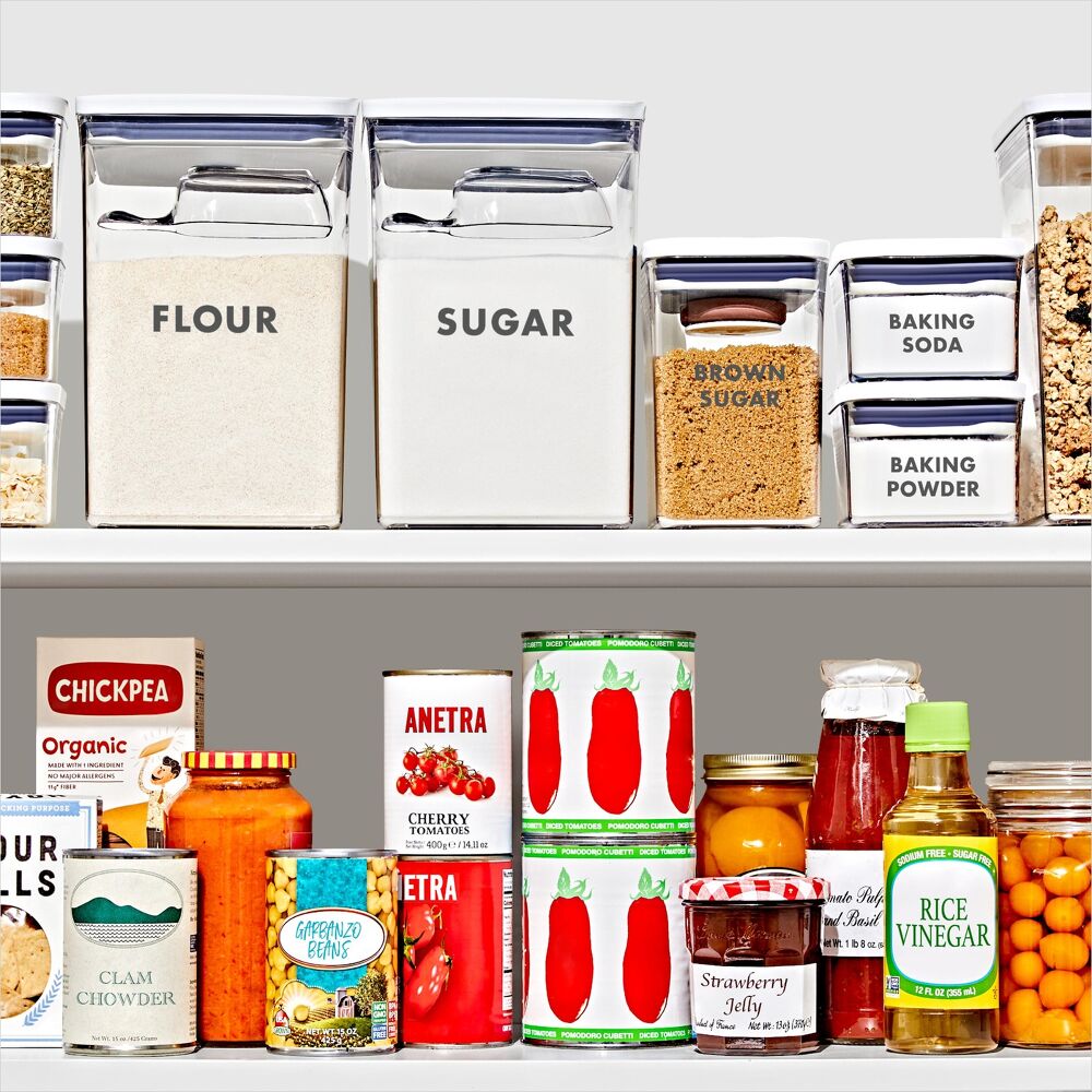 2-Piece Prelabeled POP Container Set with Scoop T3