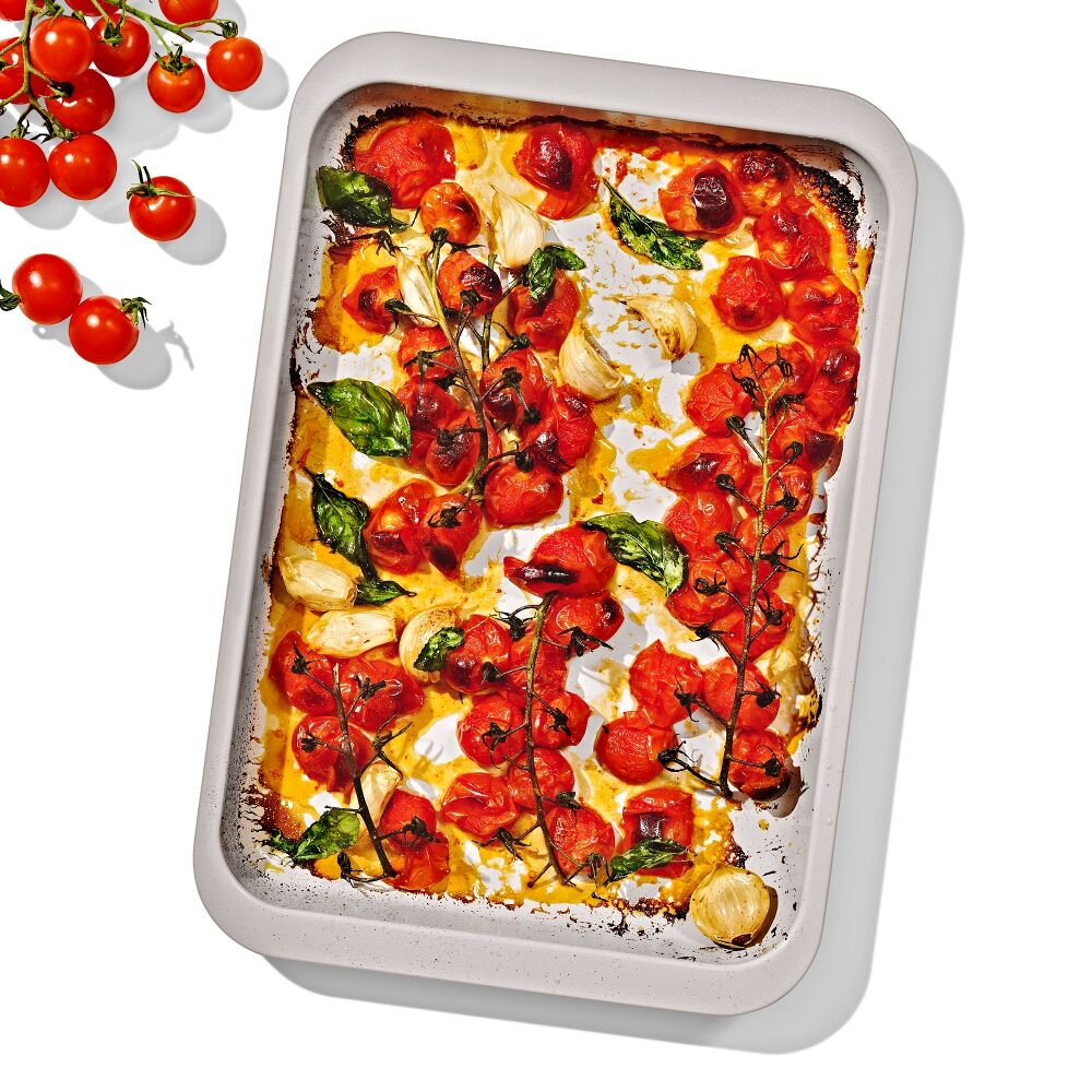 Non-Stick Pro Ceramic Coated Metal Bakeware Quarter Sheet Pan H1