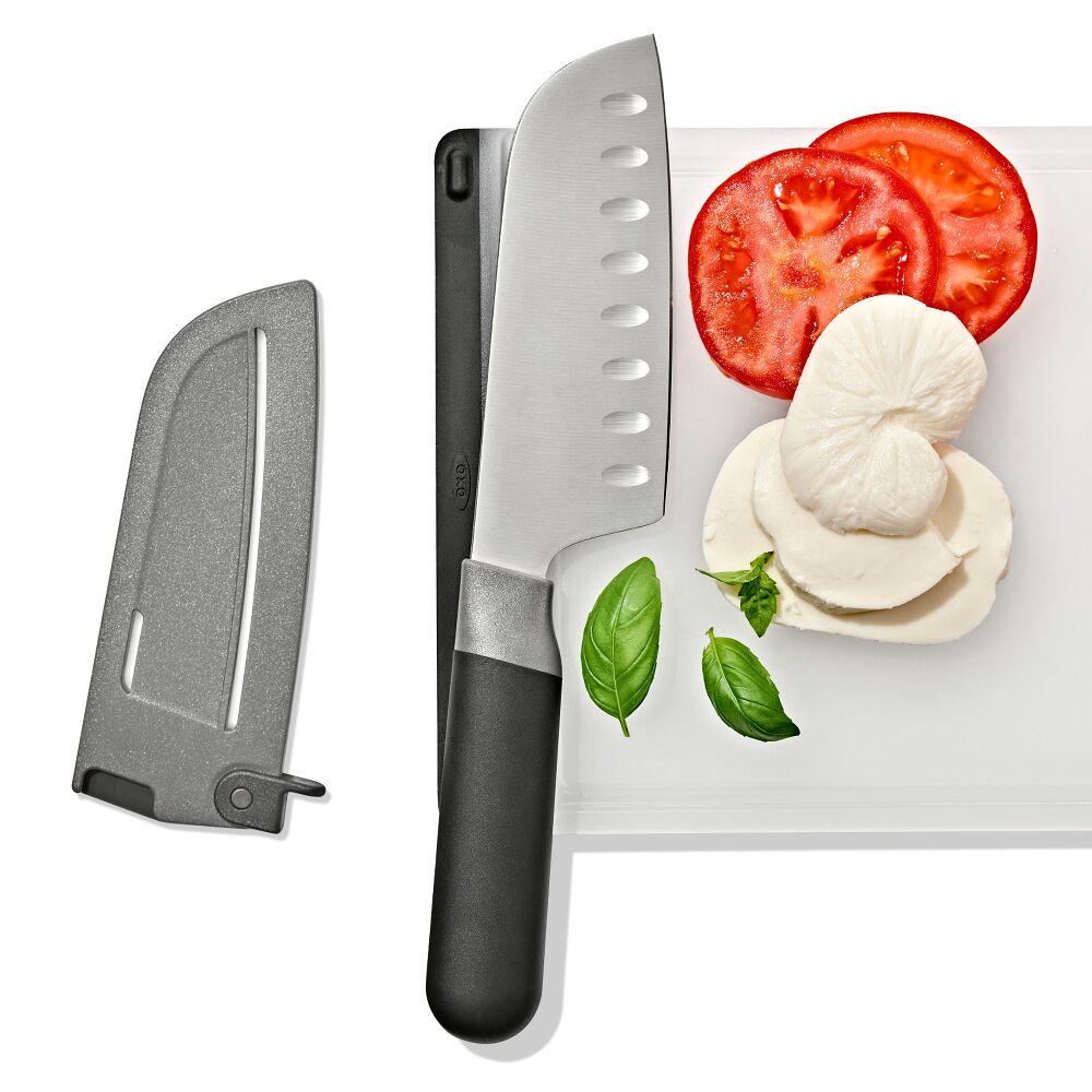 5 in Santoku Knife with Locking Sheath X4