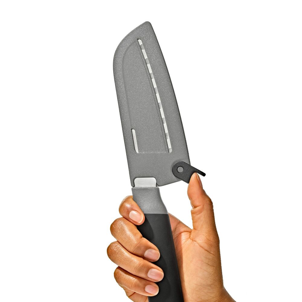 5 in Santoku Knife with Locking Sheath X4