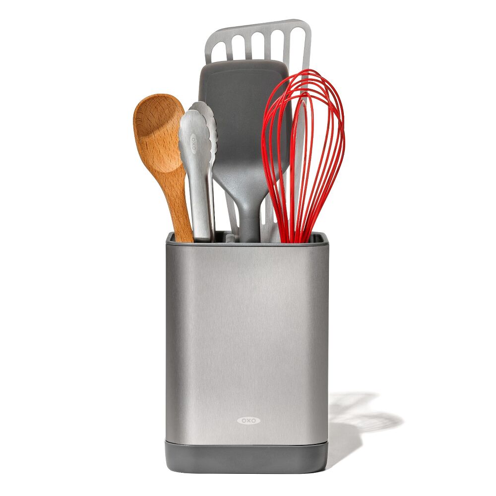 Adjustable Stainless Steel Utensil Holder - Small I3