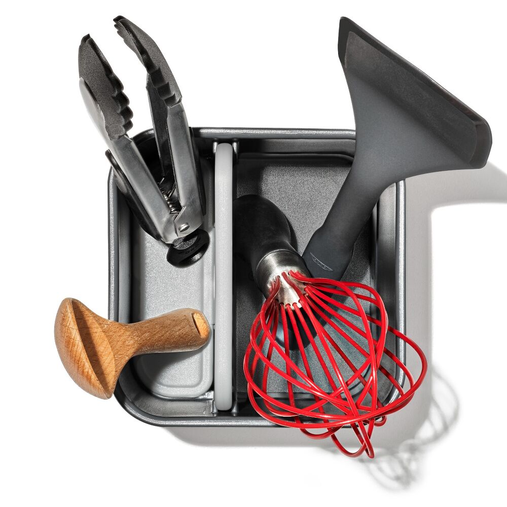 Adjustable Stainless Steel Utensil Holder - Small I3