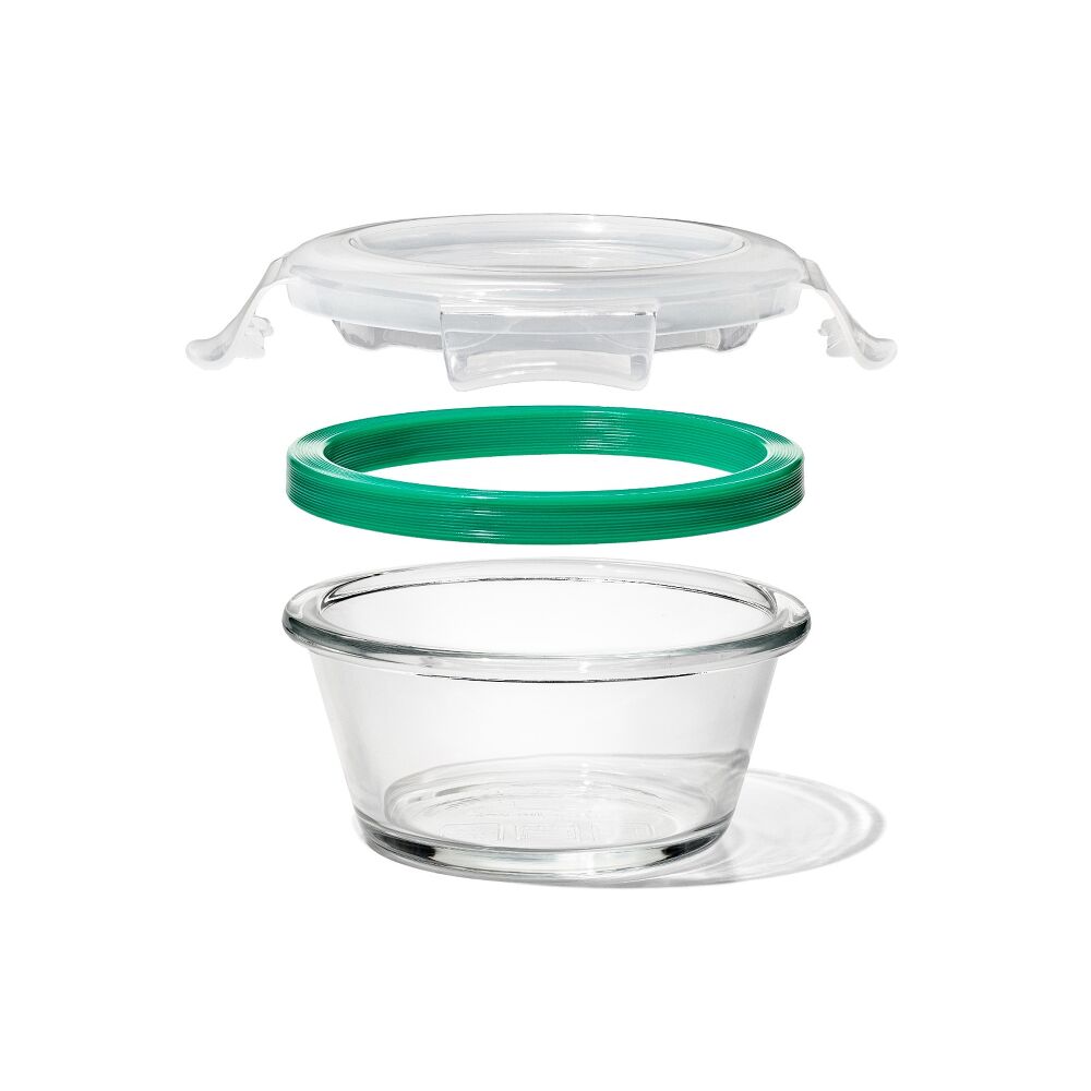 Smart Seal 8-Piece1 Cup Glass Round Container Set W0