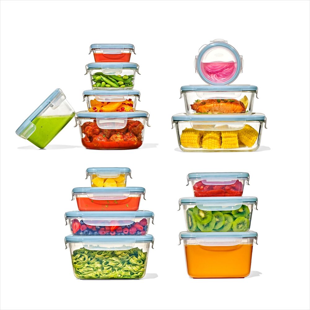 30-Piece Smart Seal Container Set - Arctic Blue U0