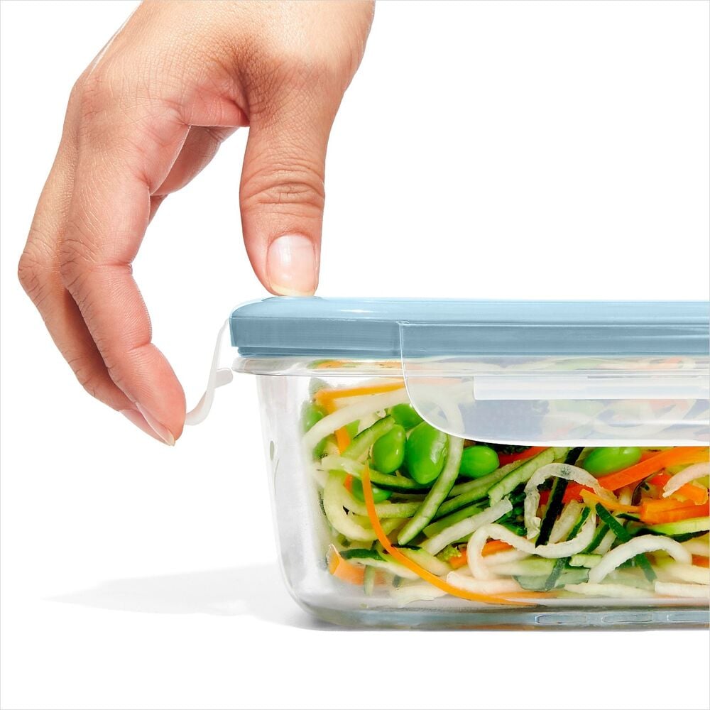 12-Piece Smart Seal Glass Container Set - Arctic Blue M9