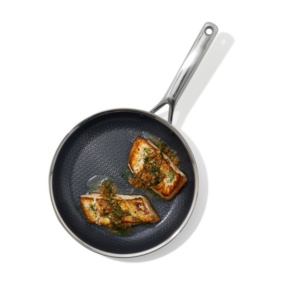 Trident Hybrid Non-Stick Stainless Steel 2-Piece Frypan Set P6