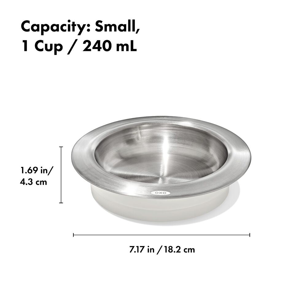 OXO Pet Nonslip Bowl - Small, 1 Cup / 240 mL N1