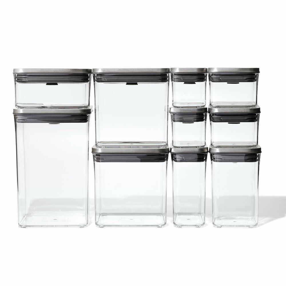 Steel 12-Piece POP Container Set M0