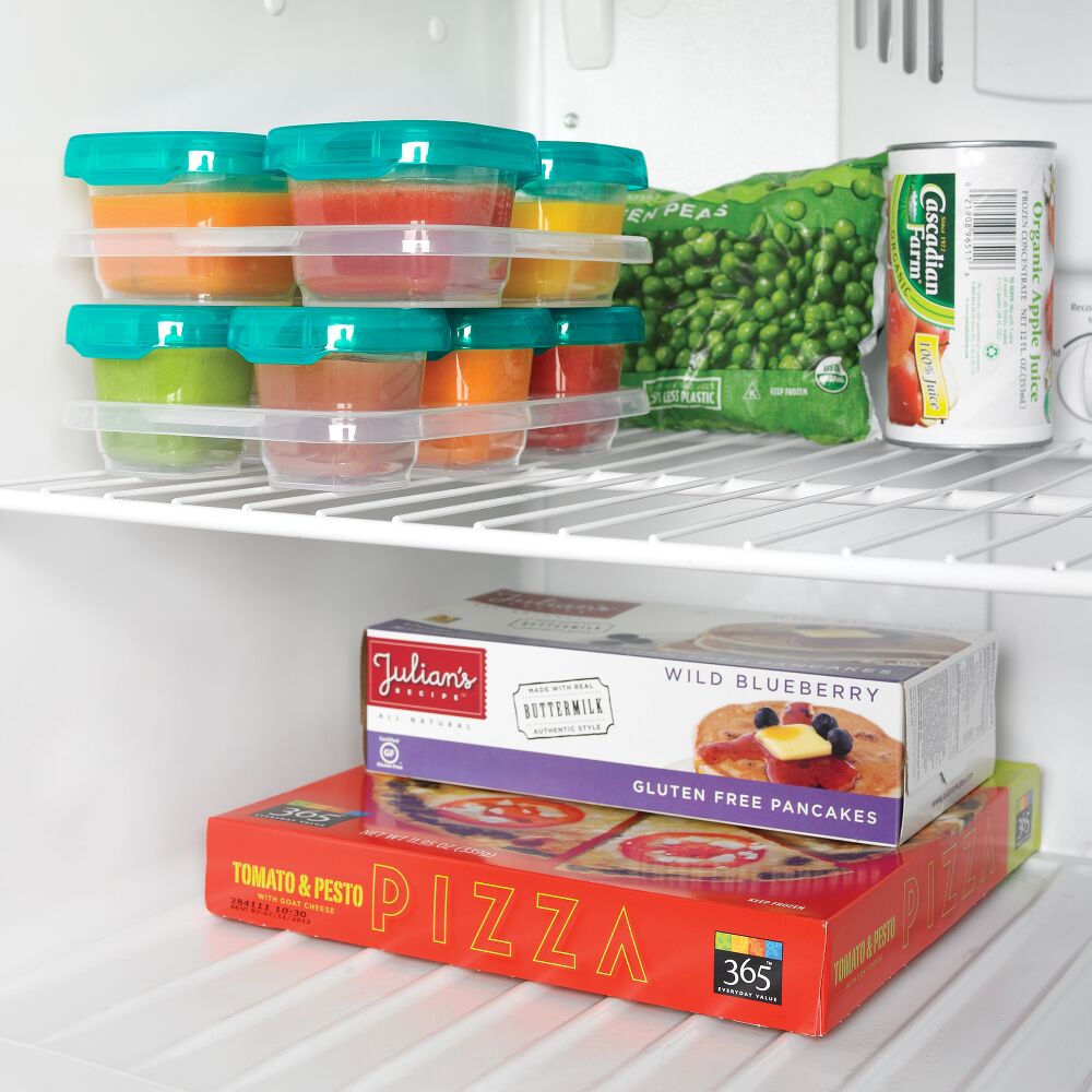 12-Piece Baby Blocks™ Plastic Freezer Storage Container Set - Tot Teal Q4