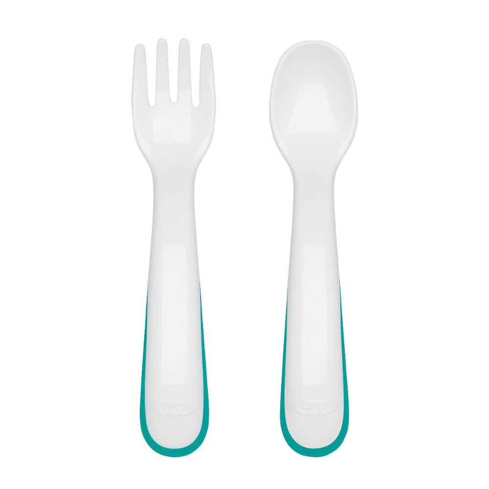 On-the-Go Plastic Fork and Spoon Set with Travel Case P1
