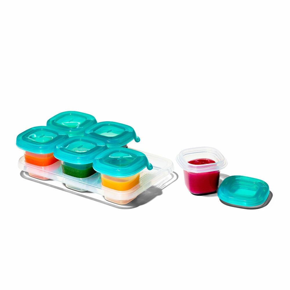 2 oz Baby Blocks™ Silicone Freezer Storage Containers S1