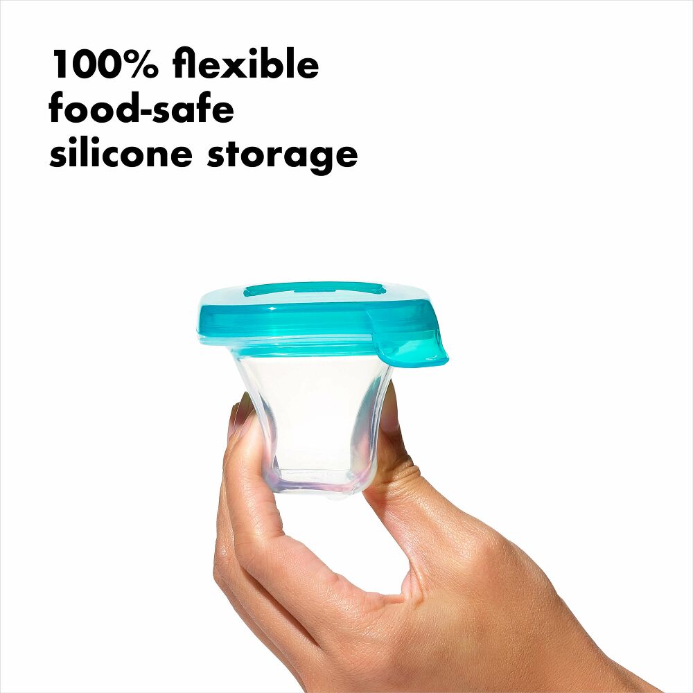 2 oz Baby Blocks™ Silicone Freezer Storage Containers S1