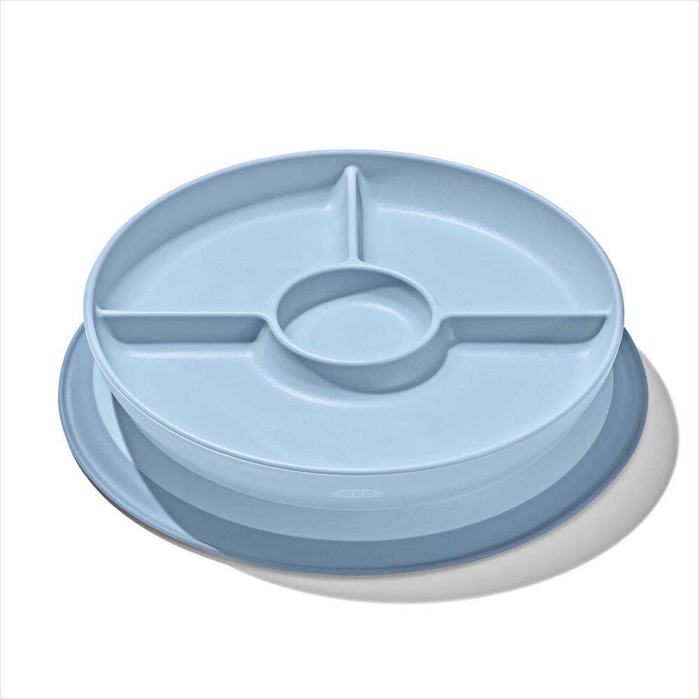 Stick & Stay Suction Divided Plate Q1