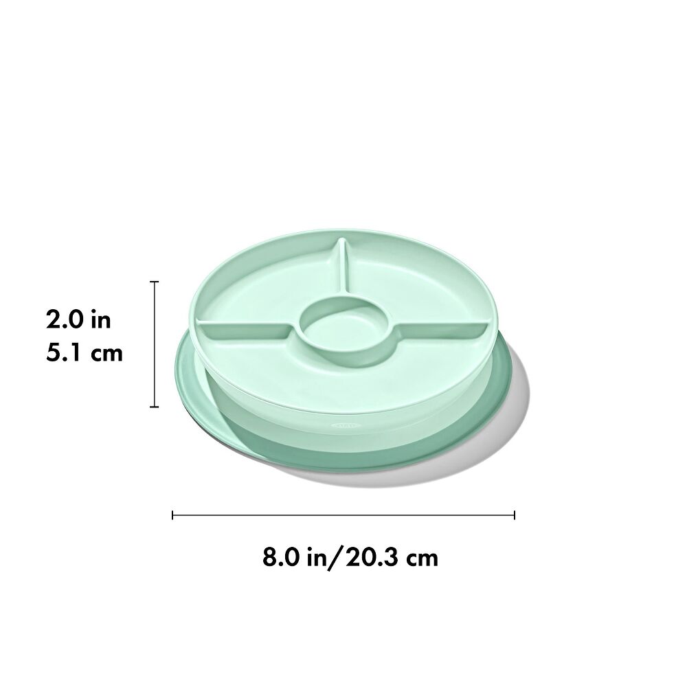 Stick & Stay Suction Divided Plate Q1