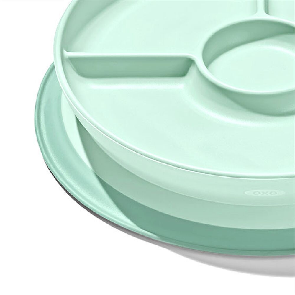 Stick & Stay Suction Divided Plate Q1
