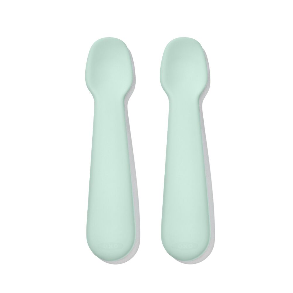 Textured Suction Plate & Spoons Set – 3-Piece J4