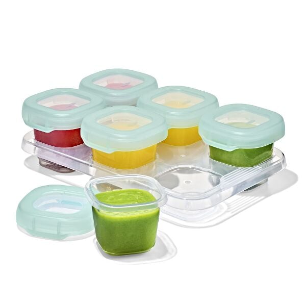 Baby Blocks Food Storage Containers (2 oz) - Opal B1