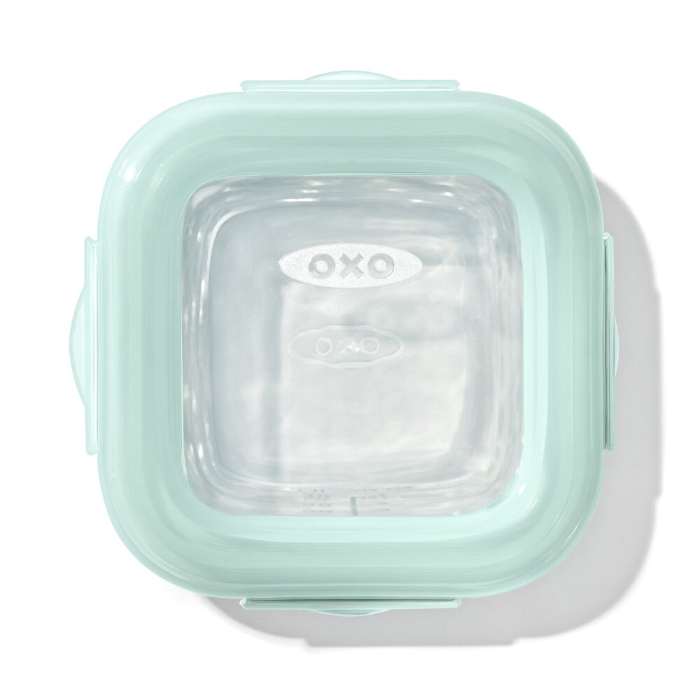 Glass Baby Blocks Food Storage Containers (4 oz) - Opal E0