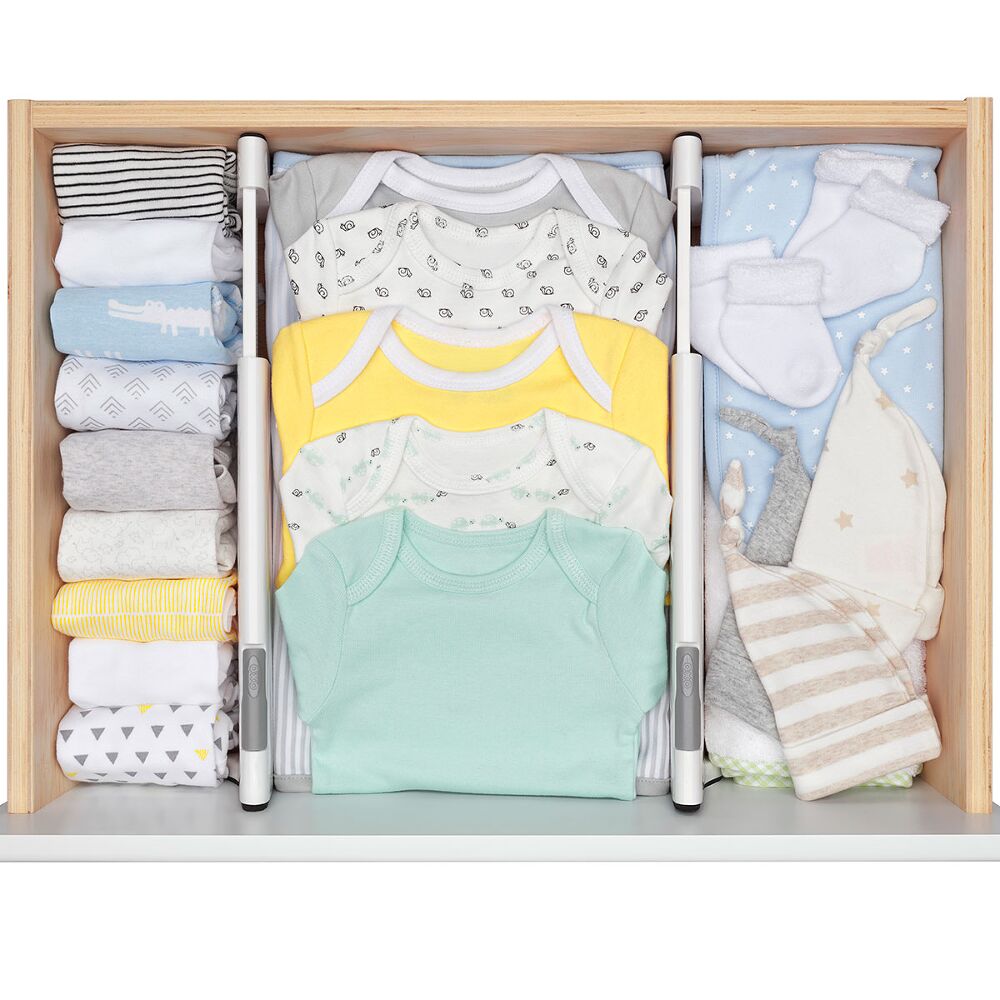 OXO TOT Expandable Dresser Drawer Divider - 4 Pack T4
