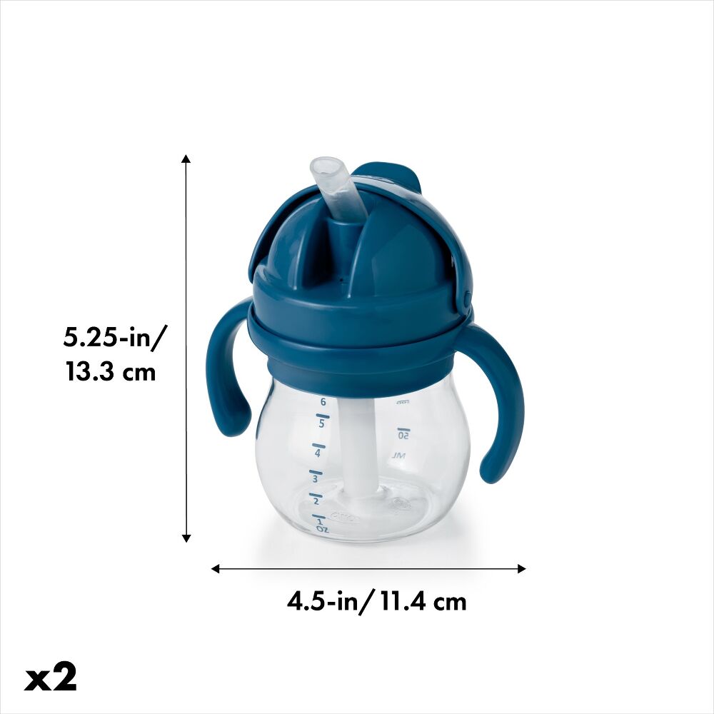 Transitions 6 Oz Straw Cup with Handles Set V0