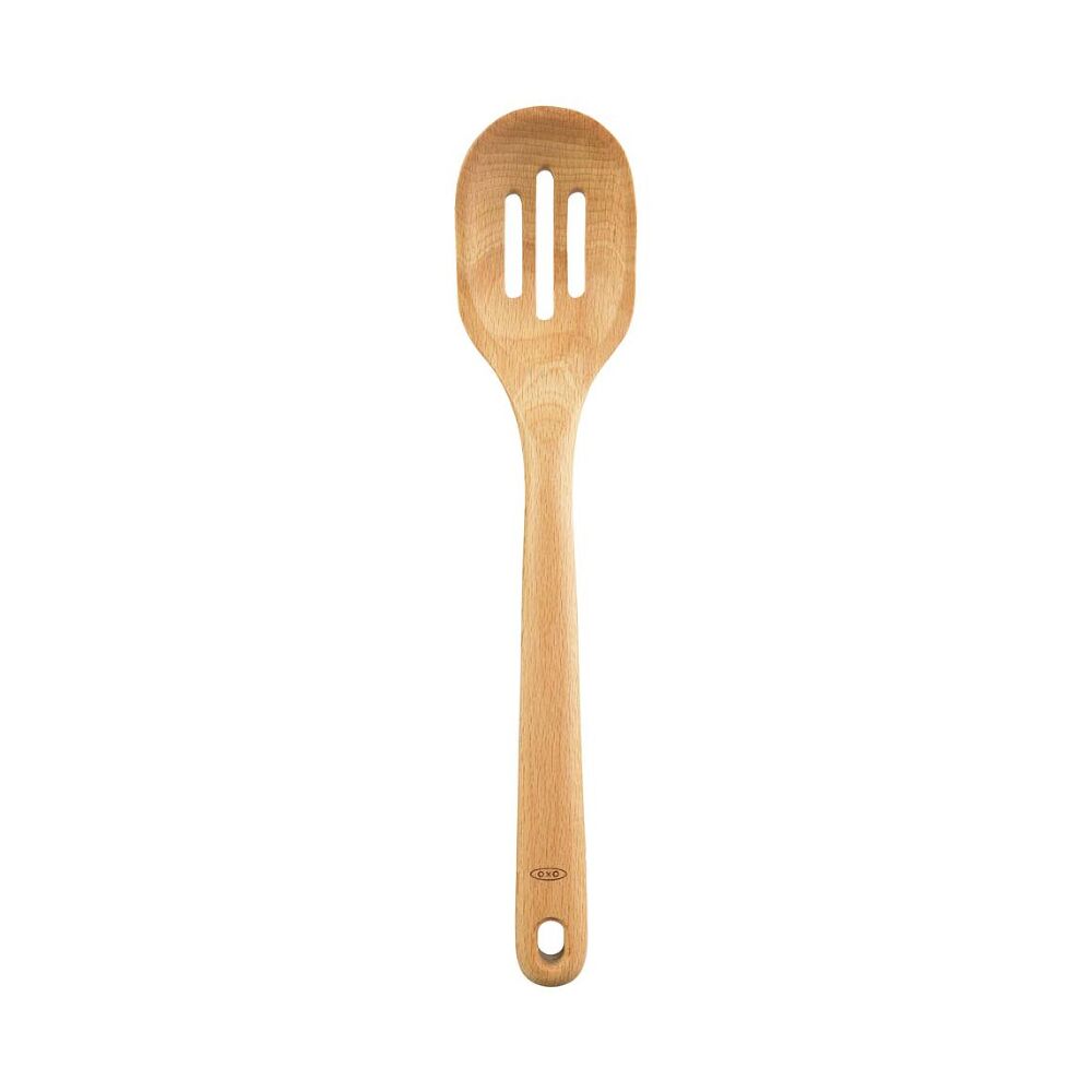 Wooden Slotted Spoon C5