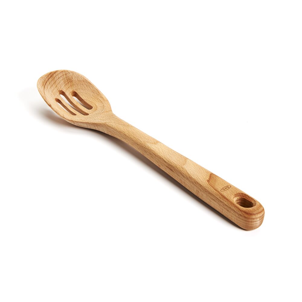 Wooden Slotted Spoon C5