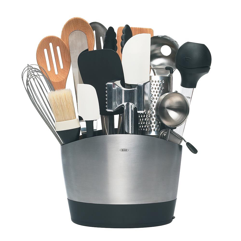 Stainless Steel Utensil Holder W0