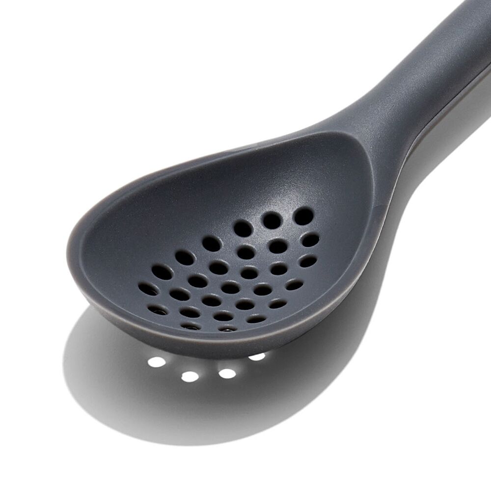 OXO Good Grips Silicone Slotted Spoon - Peppercorn D4