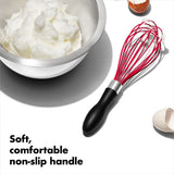2 Pc Silicone Whisk Set O4