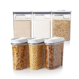 3 Piece Cereal Dispenser Set & 6-Piece POP Container Set Bundle J0