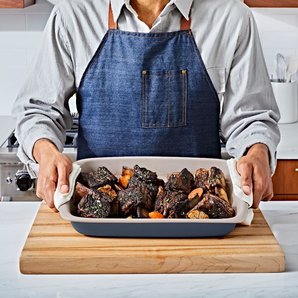 2 Qt Square Stoneware Baking Dish H1