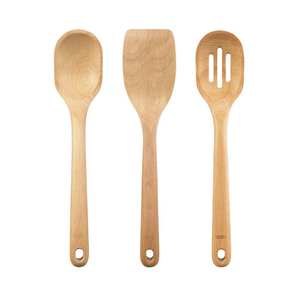3 Piece Wooden Utensil Set J8