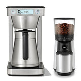 12-Cup Coffee Maker with Podless Single-Serve Function & Conical Burr Coffee Grinder Bundle L9