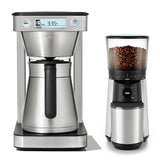 12-Cup Coffee Maker with Podless Single-Serve Function & Conical Burr Coffee Grinder Bundle L9