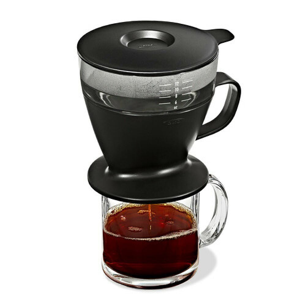 Pour Over Coffee Maker with Water Tank - Matte Black P6