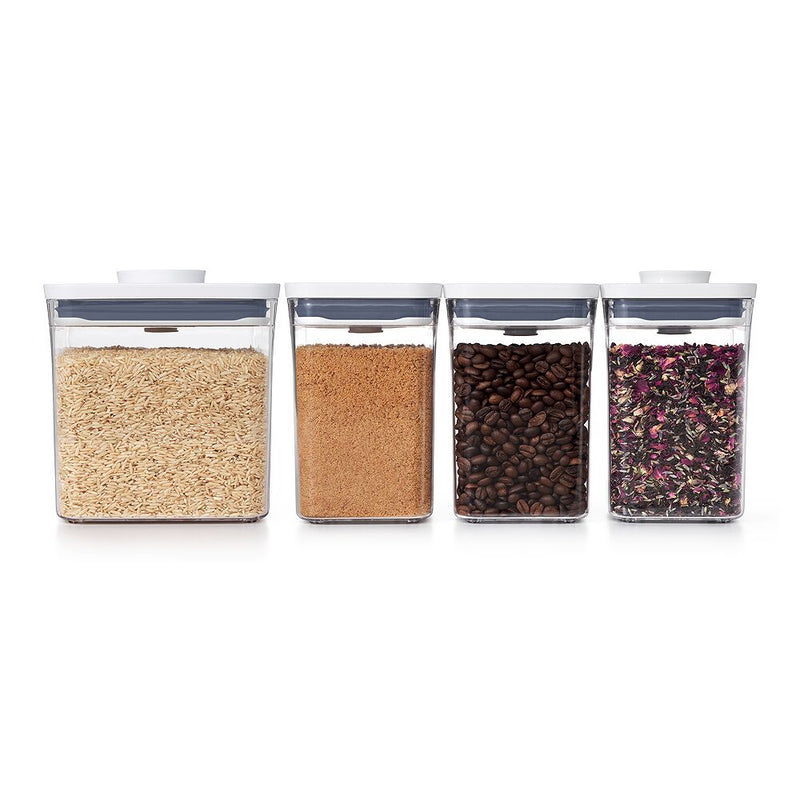 POP Container - Big Square Short (2.8 Qt.) & 3-Piece POP Container Value Set Bundle Y0