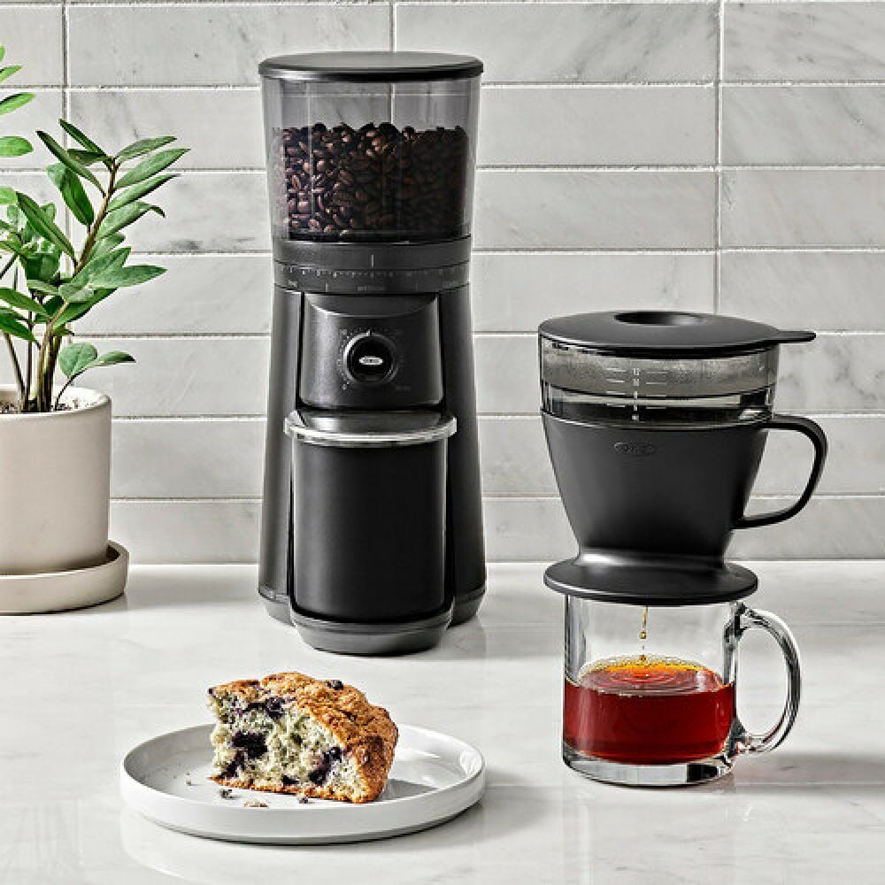 Pour Over Coffee Maker with Water Tank - Matte Black P6
