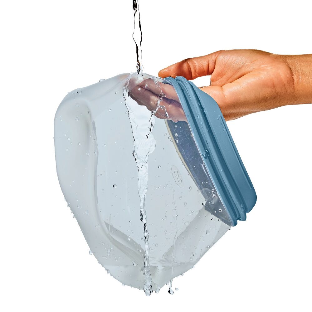 Silicone Reusable Bag  Sandwich (28 oz) - Ocean Blue U2
